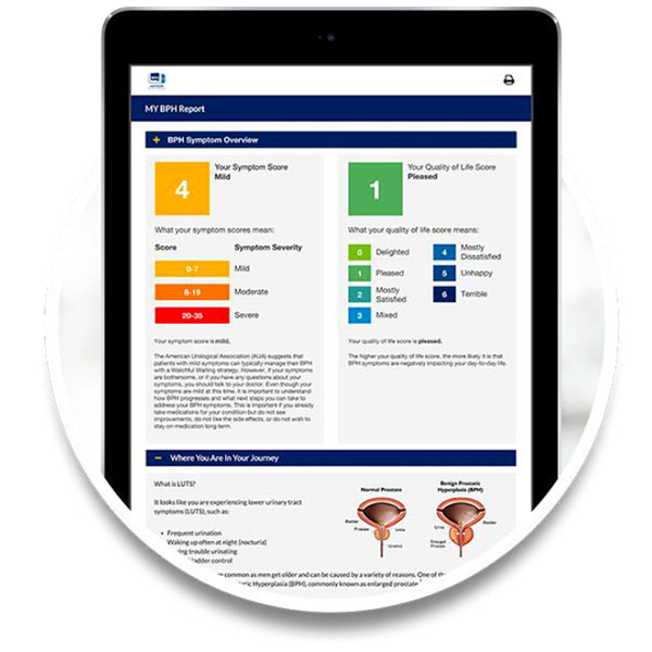 Get your myBPH report and access to BPH Advisor digital library
